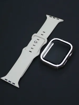 10708 2t-005 Set dos Piezas Banda De Reloj De Silicona