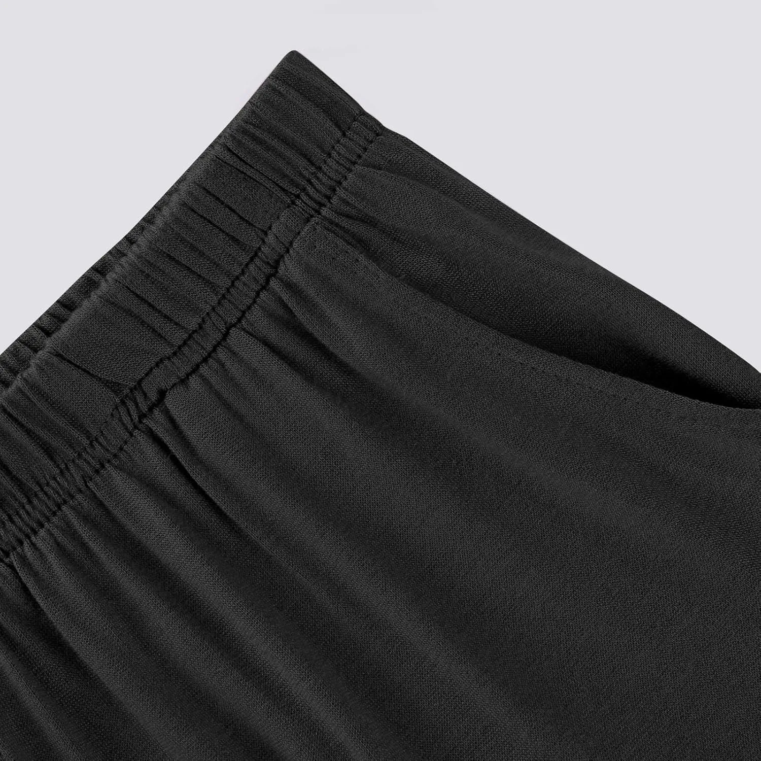 2025 Womens Capri Pants Loose High Waisted Wide Leg 3/4 Pants Drawstring Casual Palazzo Trousers with Pockets