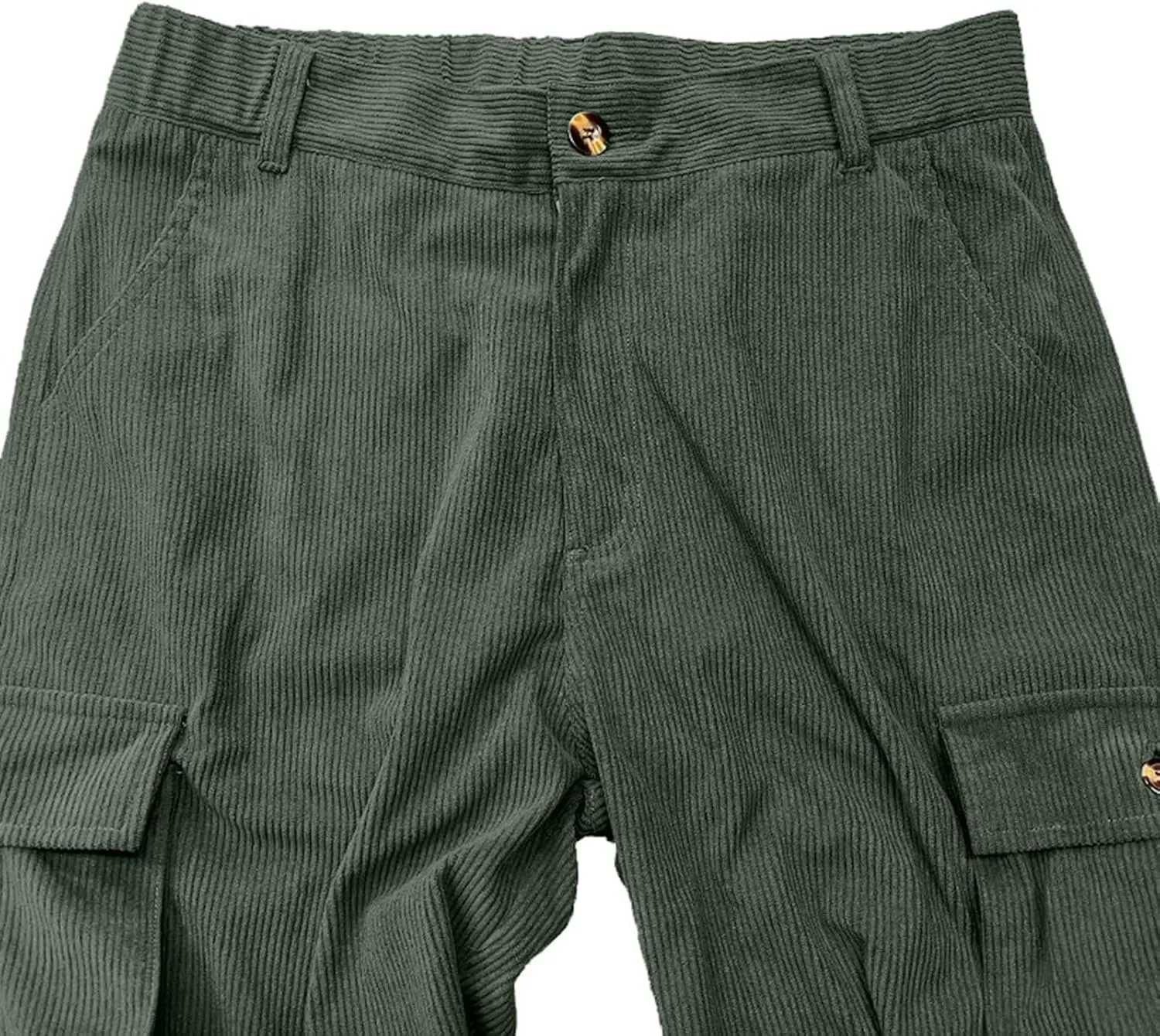 ADHOWBEW Men Cargo Pants Relaxed Fit Stretch Waterproof Construction Hiking Elastic Waist Trousers