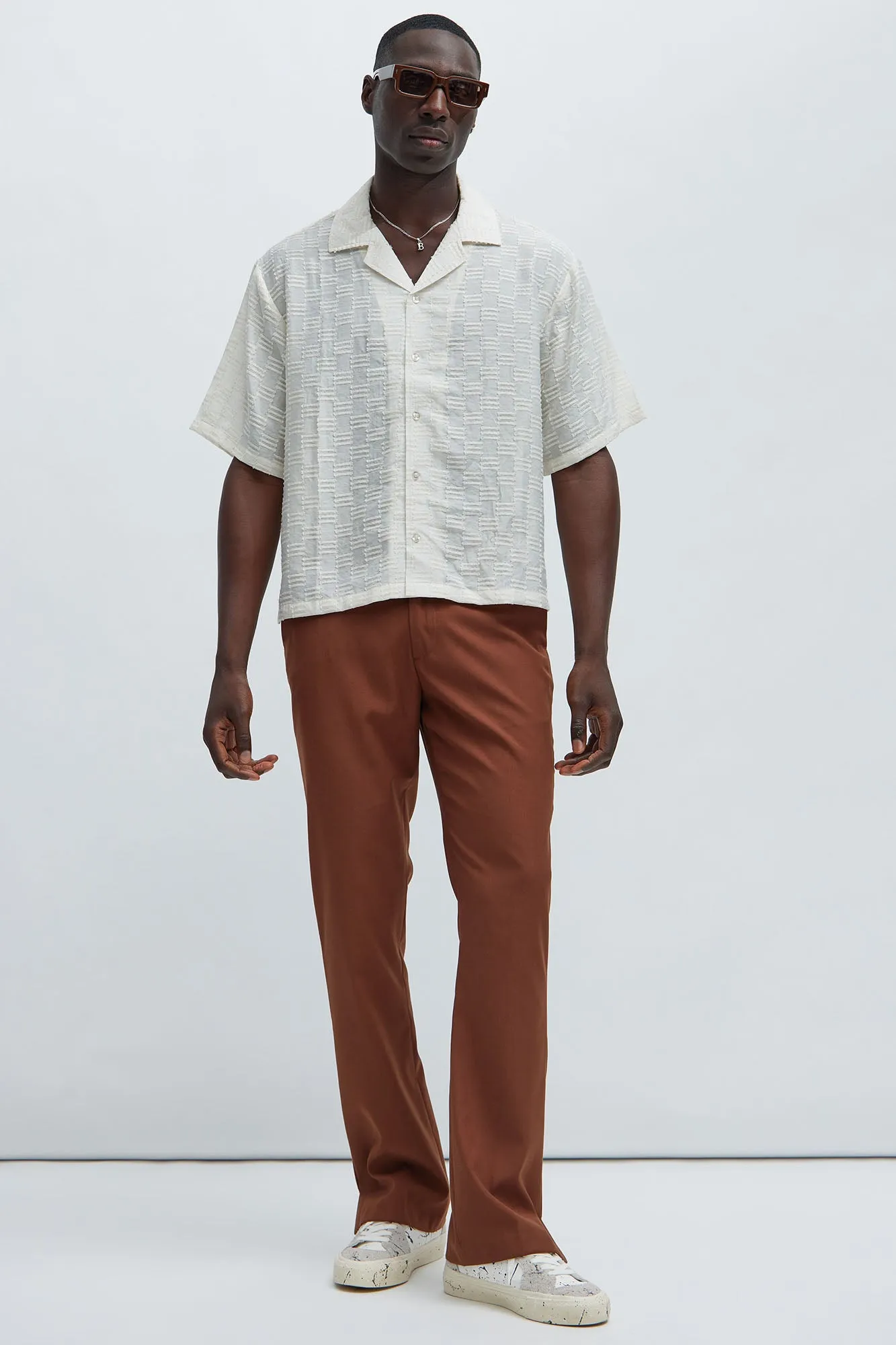 Alabastar Jacquard Shirt - Cream/combo