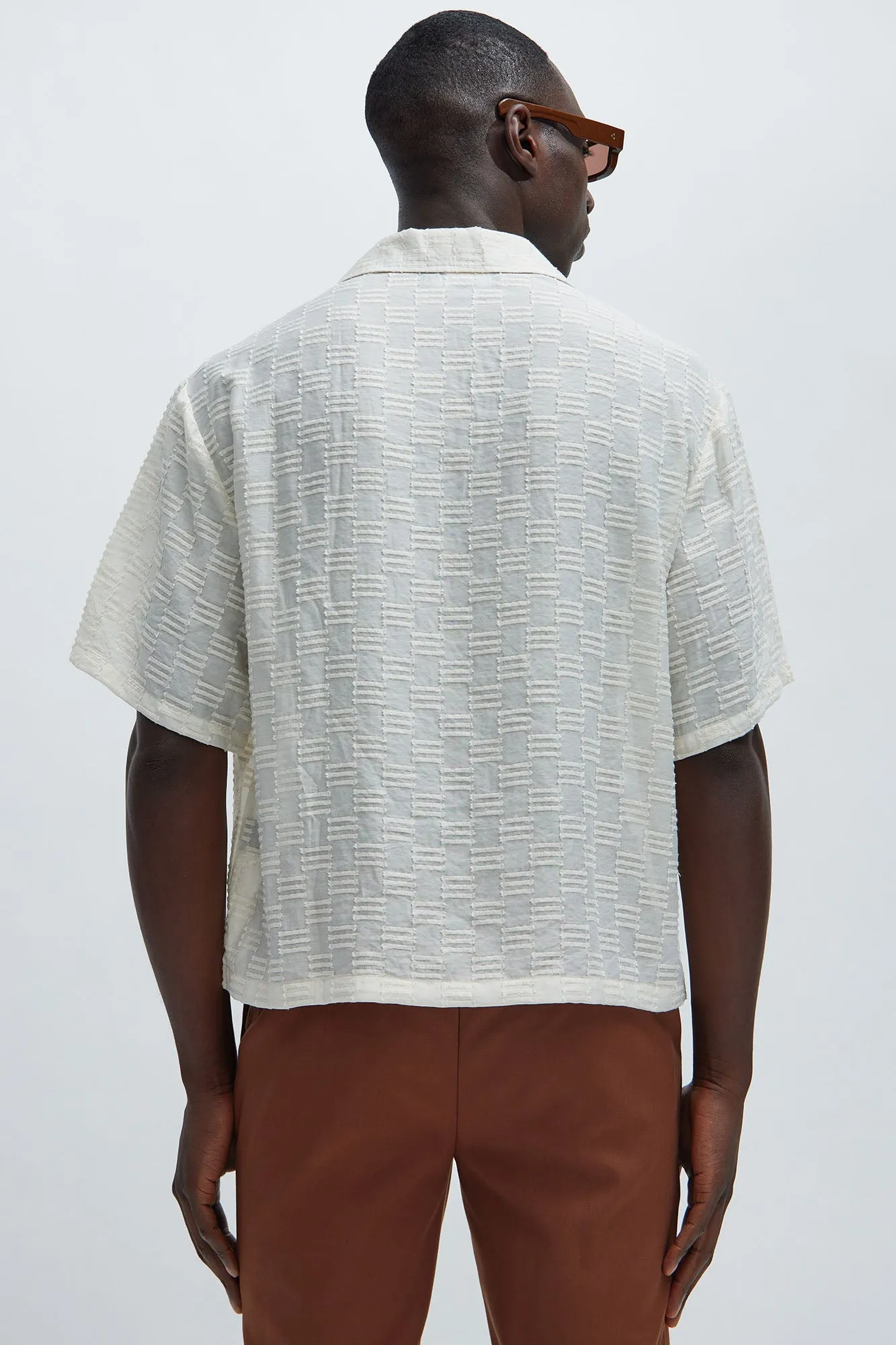 Alabastar Jacquard Shirt - Cream/combo