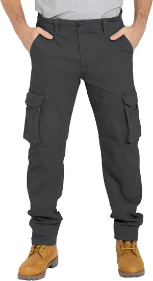 Alamo Casual Cargo Pants for Men - Stretchable, Regular Fit Cargo Work Pants for Men - 6 Pocket Outdoor Mens Work Pants