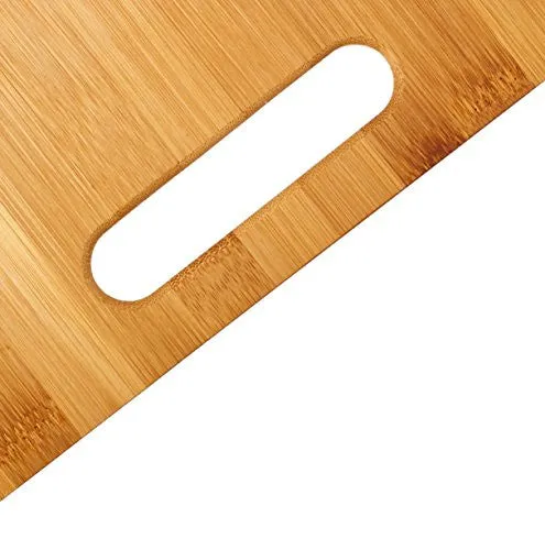 AmazonBasics - Juego de tablas de cortar de bambú (3 unidades)