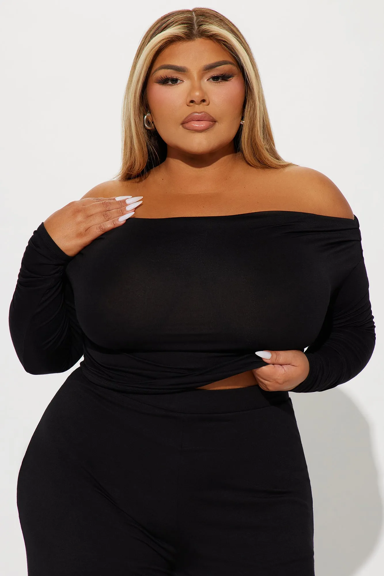 Ameena Pant Set - Black