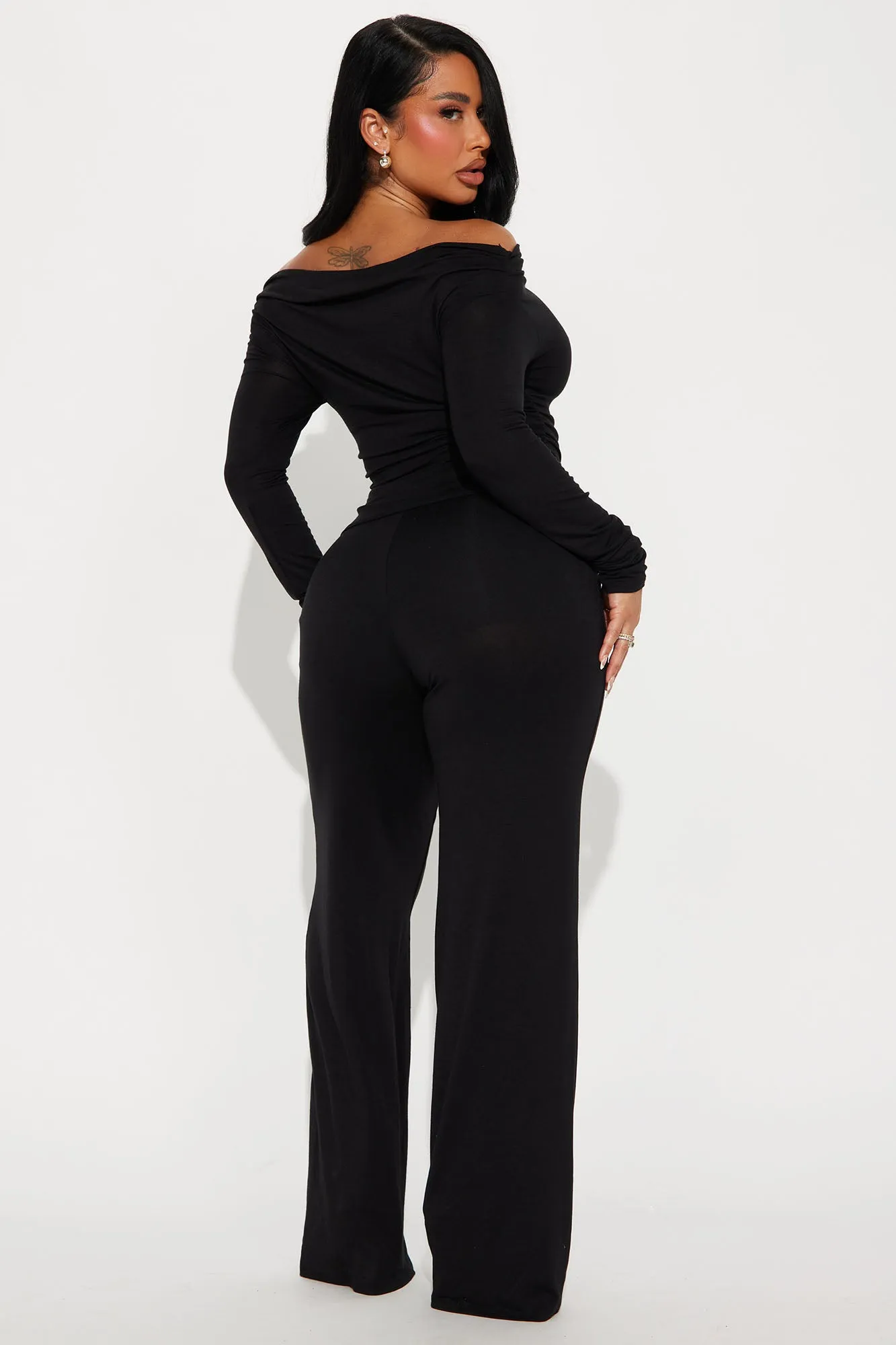Ameena Pant Set - Black