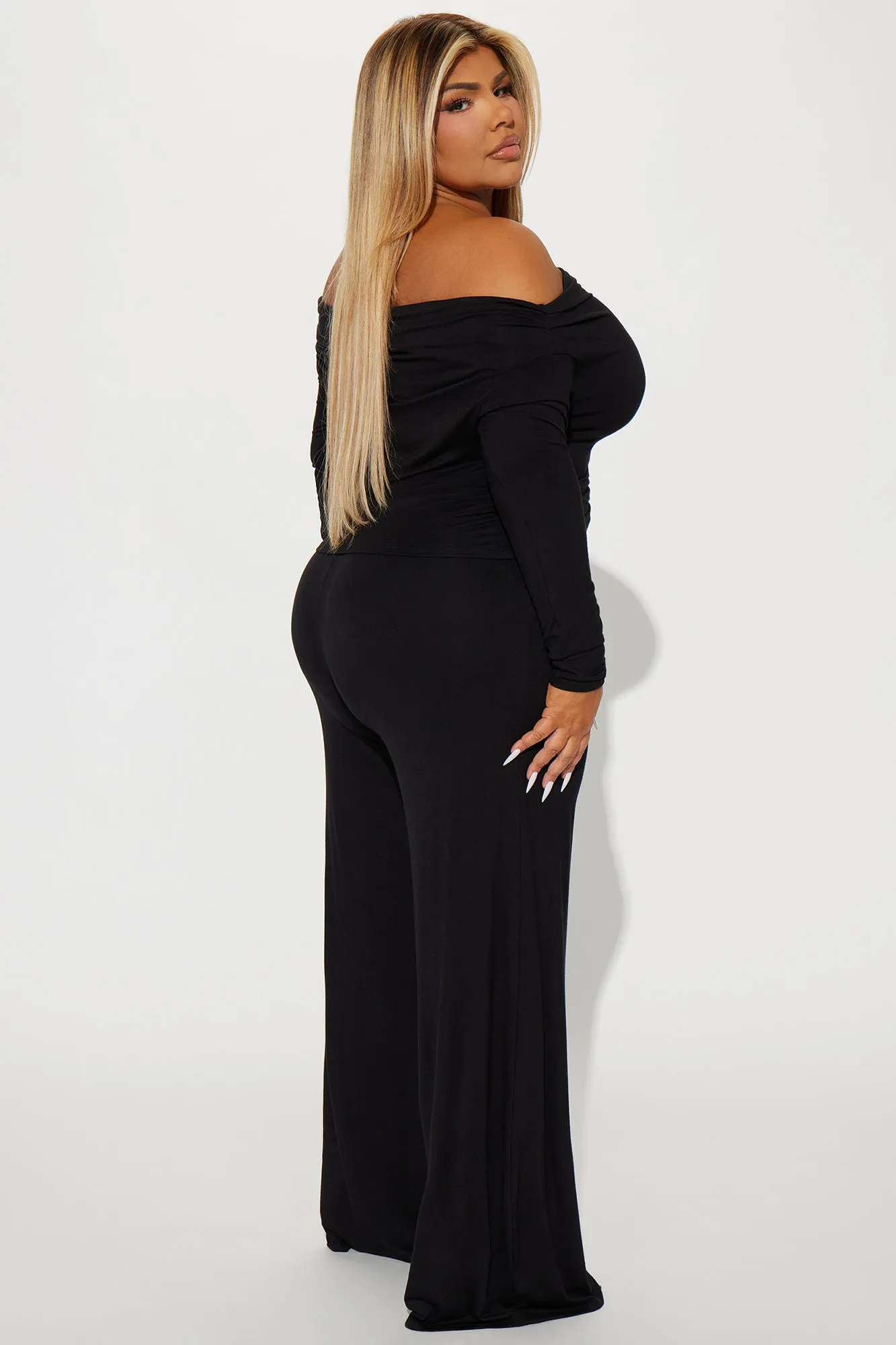 Ameena Pant Set - Black