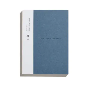 Before Breakfast – One Year Planner Stone Blue (Weekly   To Do) – Planificador Semanal A5 (19,6 x 14,1 cm)