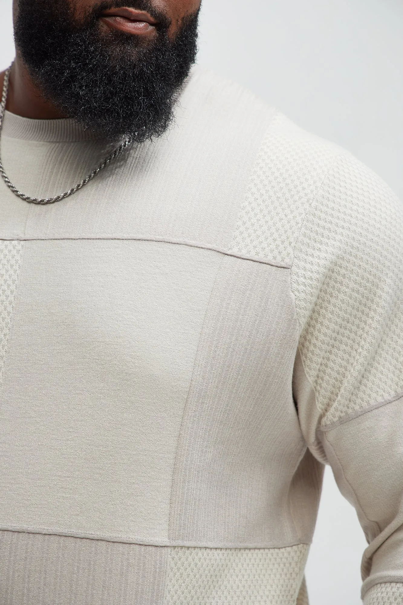 Better And Better Crewneck Sweater - Cream/combo