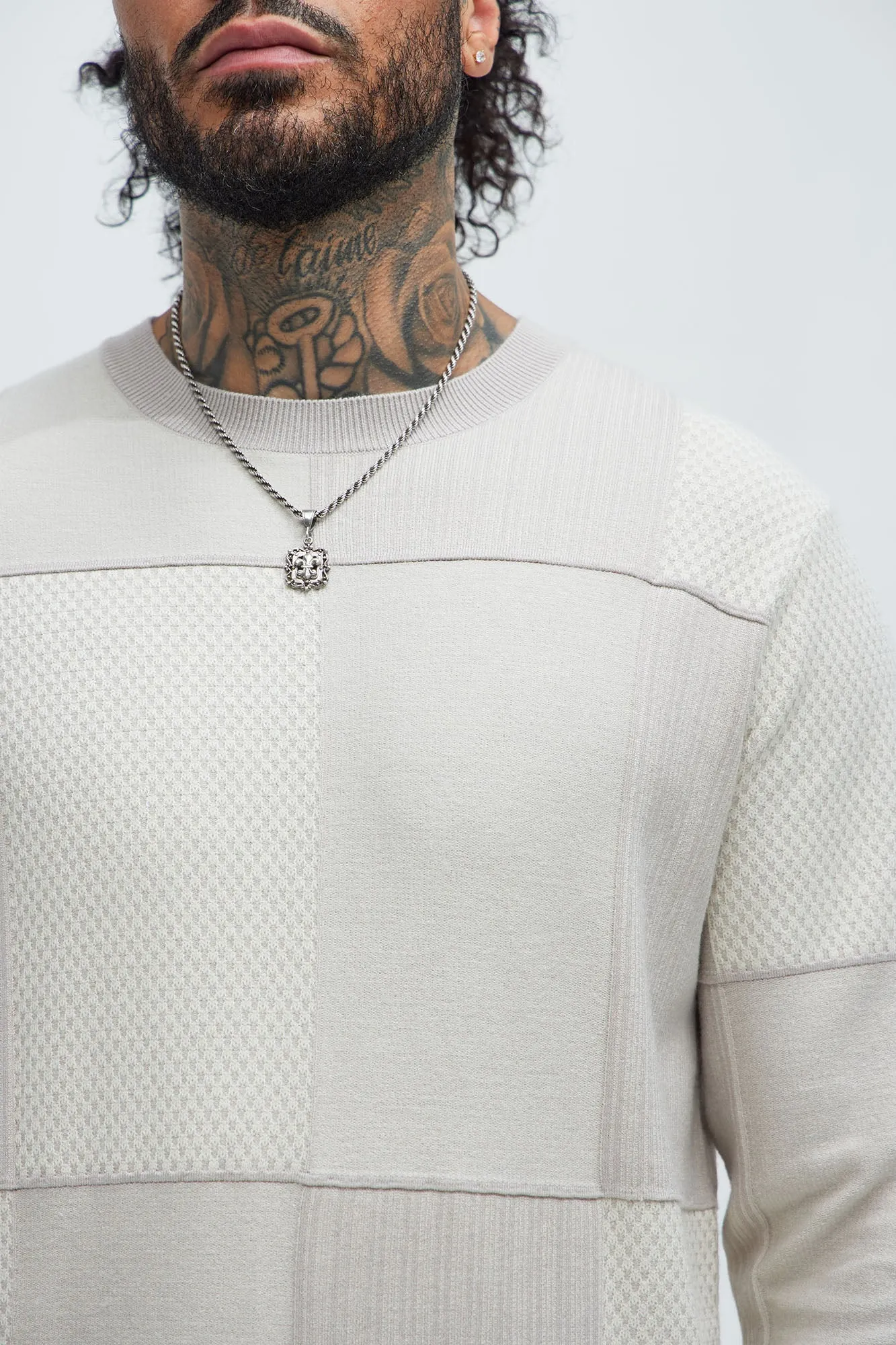 Better And Better Crewneck Sweater - Cream/combo