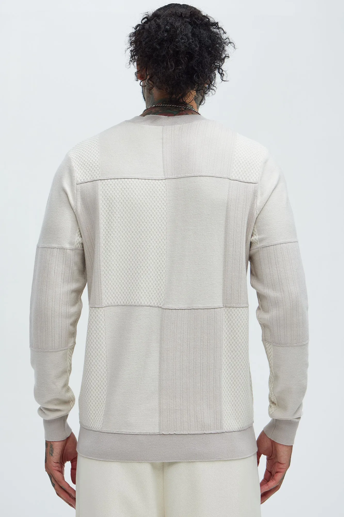Better And Better Crewneck Sweater - Cream/combo