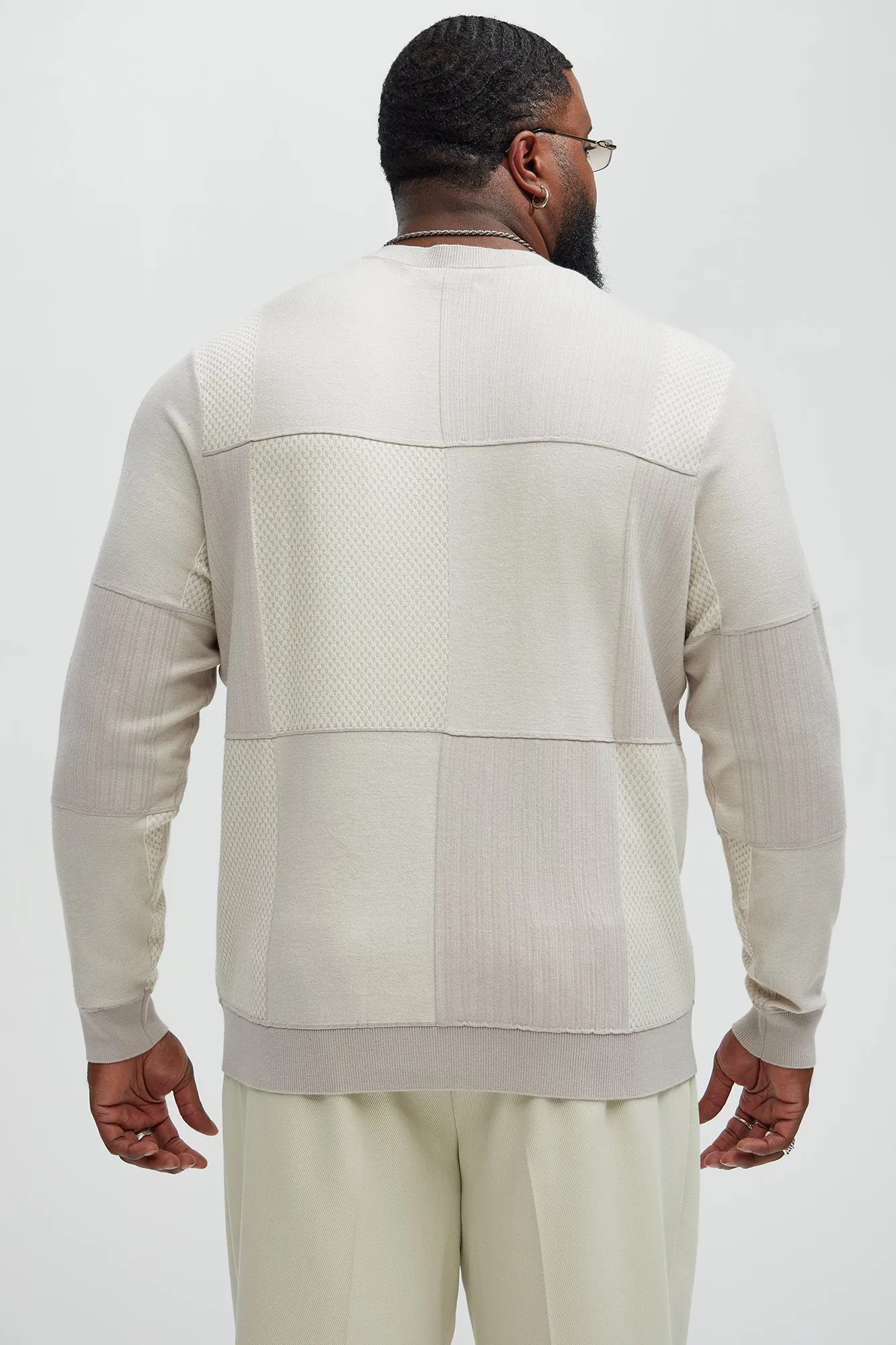 Better And Better Crewneck Sweater - Cream/combo