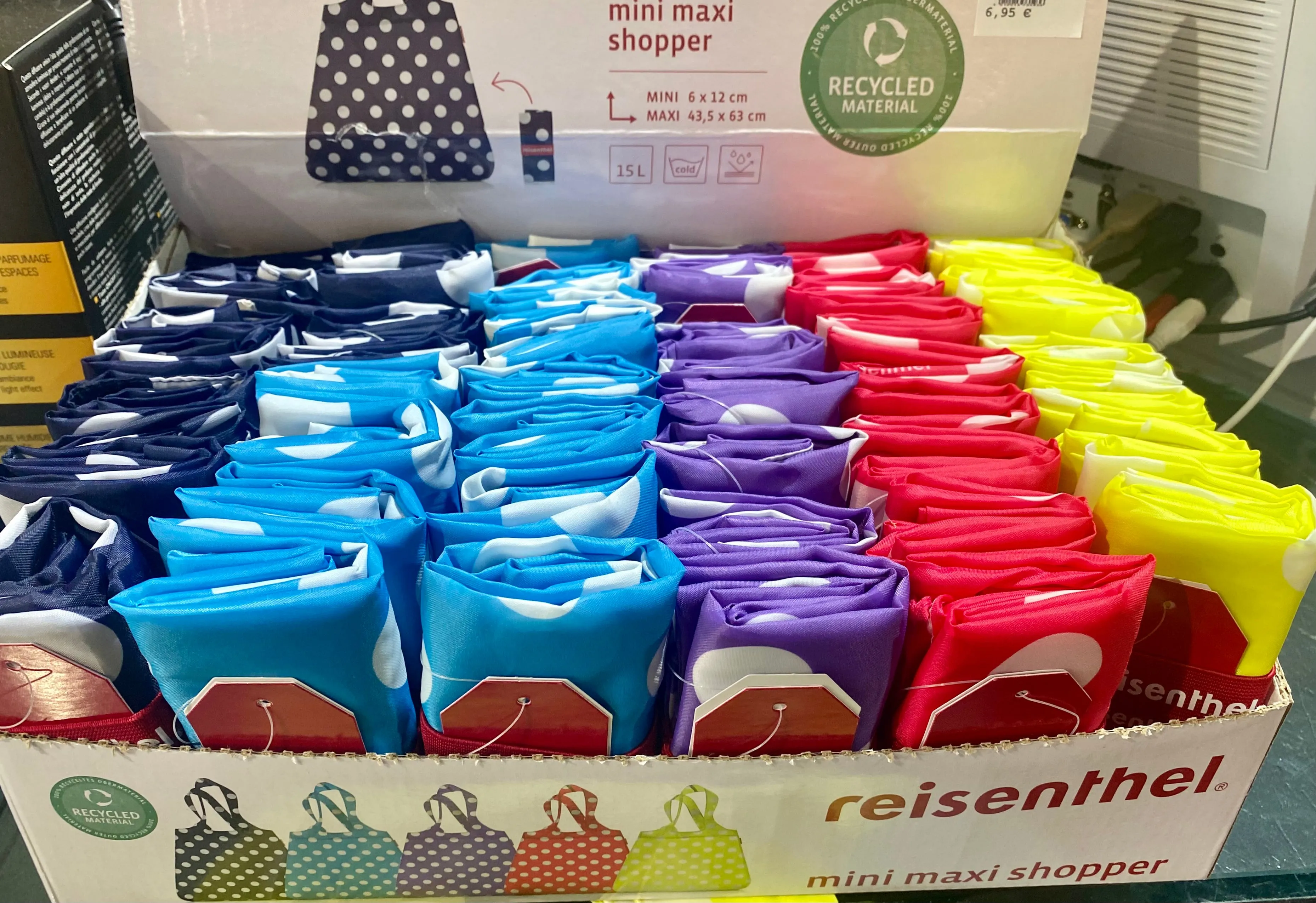 Bolsa compra Mini Maxi de lunares.