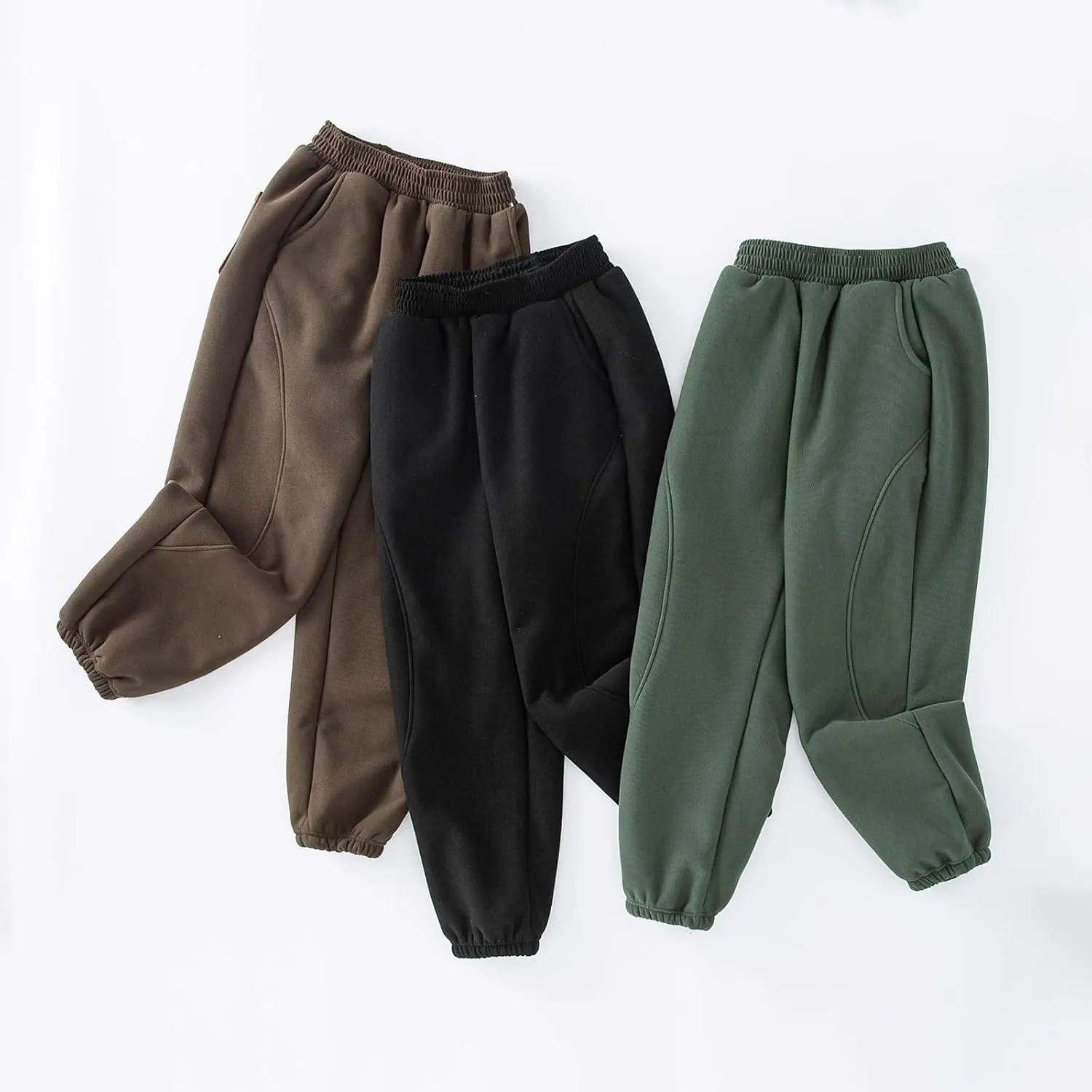 Boys Wide Leg Sweatpants Baggy Casual Loose Long Pants Elastic Waist Sports Running Joggers Trousers Pants Clothes
