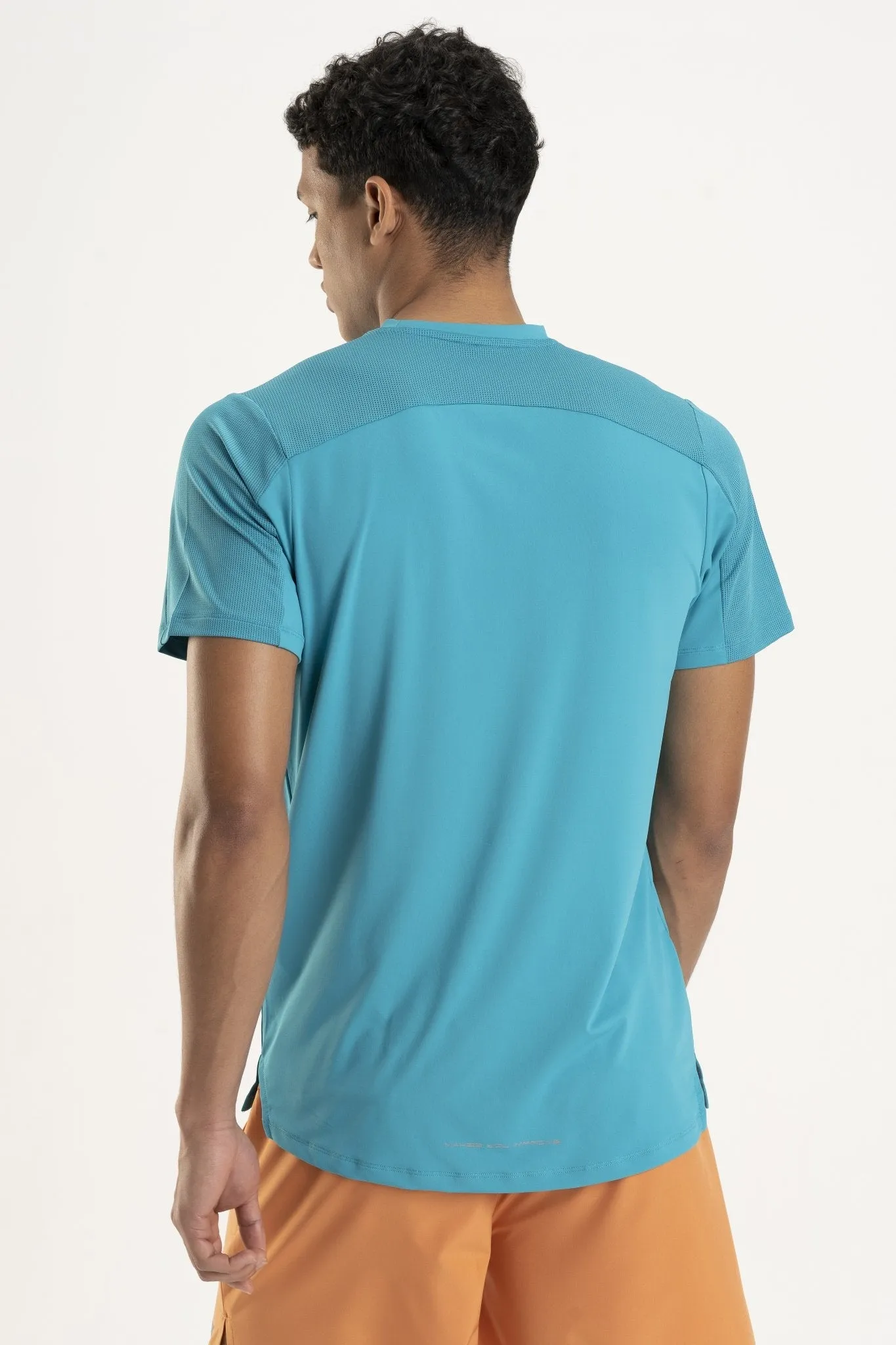CAMISETA deportiva hombre PRO REGULAR azul capri