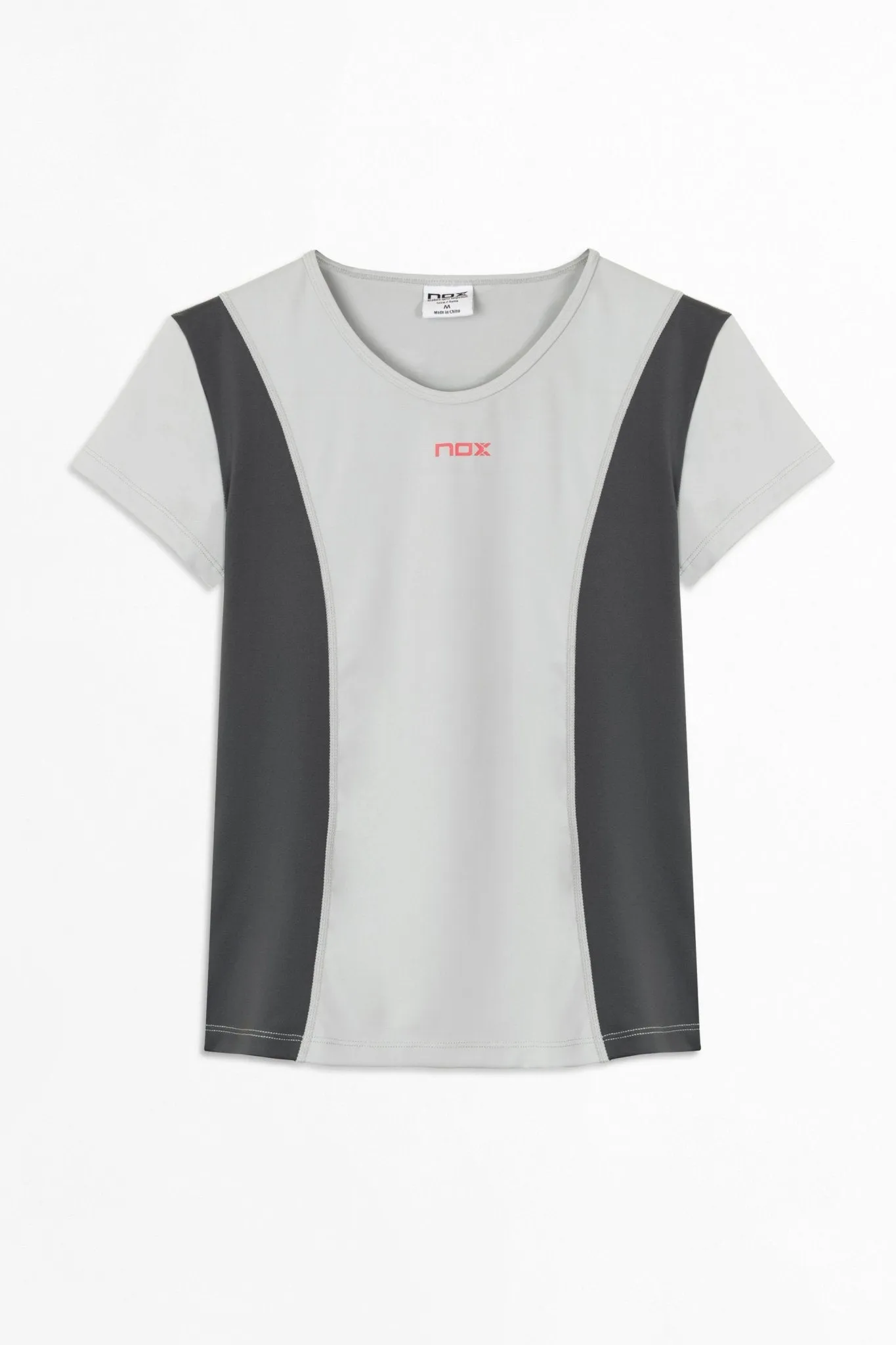 Camiseta Pádel Mujer PRO REGULAR gris claro