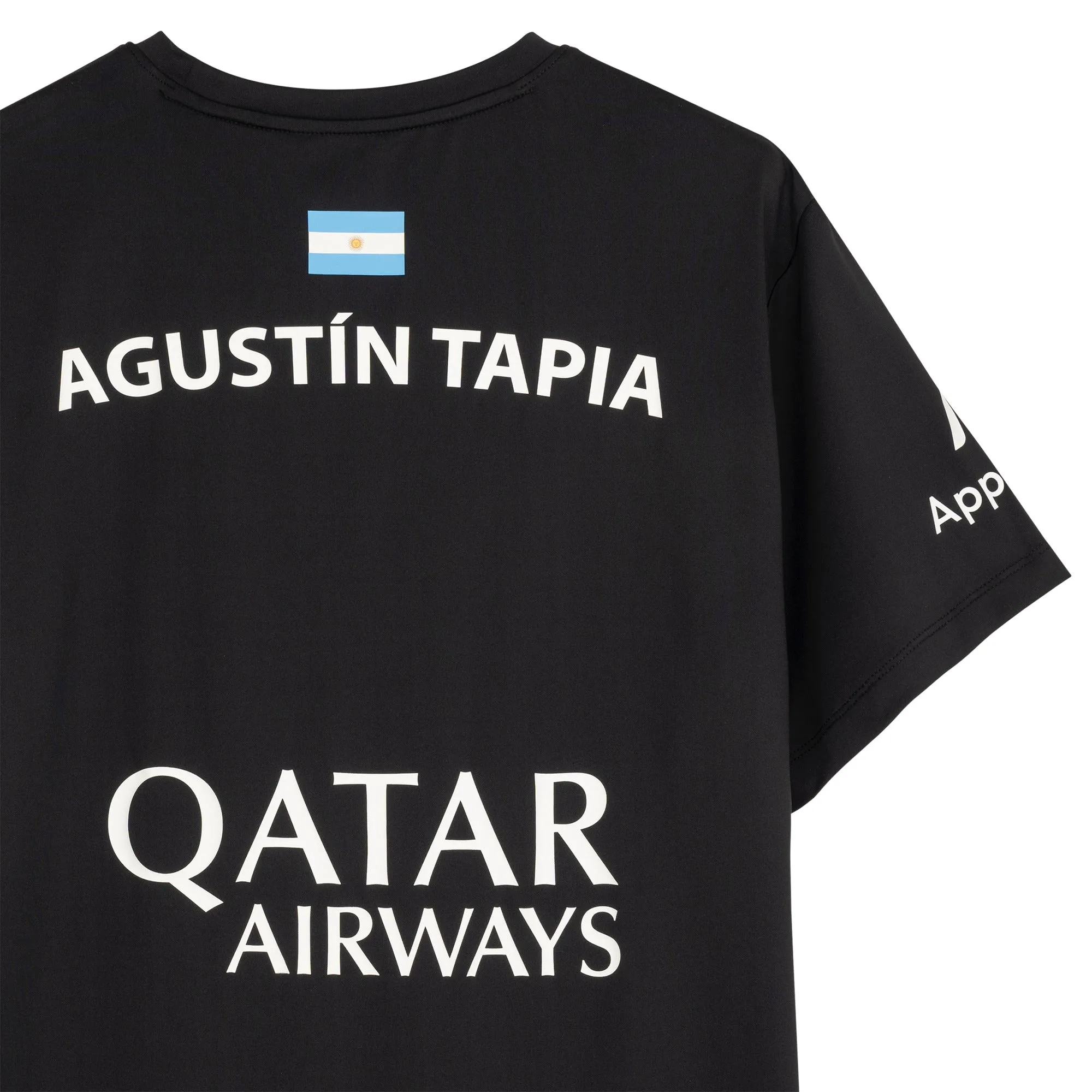 Camiseta Sponsors AT10 Negro de Agustín Tapia