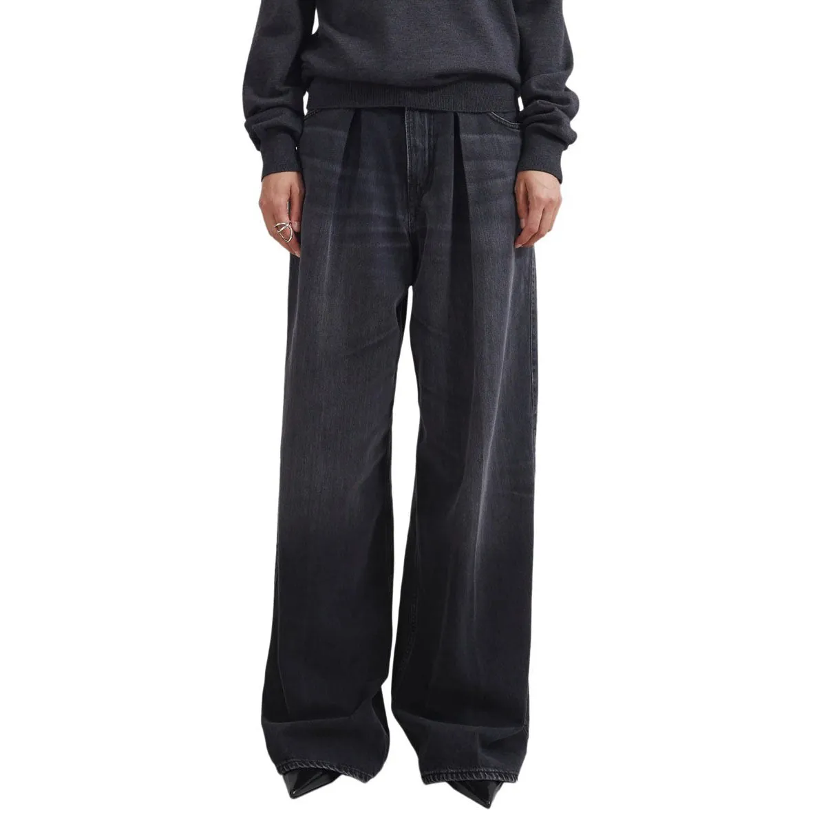 Candy Black Tencel Asian Fit Jean