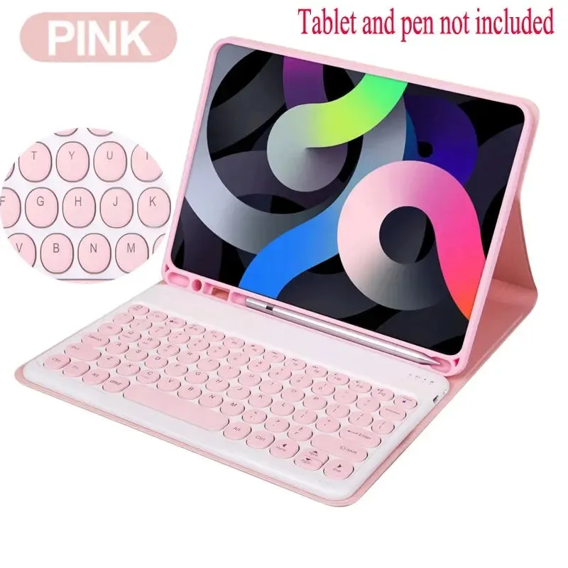 Carcasa protectora magnética con teclado para tablet Samsung S6, S7 y S8