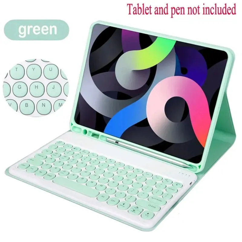 Carcasa protectora magnética con teclado para tablet Samsung S6, S7 y S8