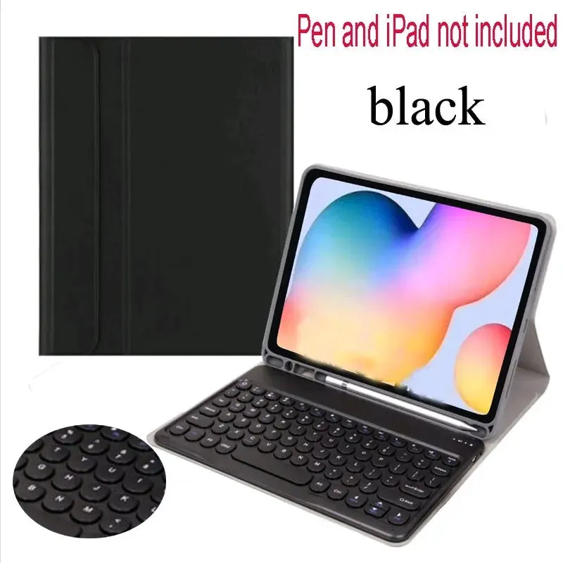 Carcasa protectora magnética con teclado para tablet Samsung S6, S7 y S8
