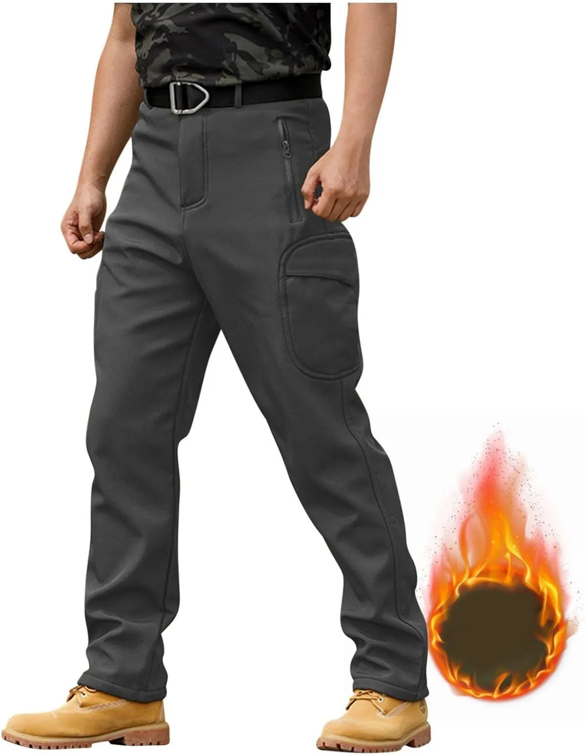 Cargo for Men Pants Gym Waterproof Casual Baggy Construction Workout Sweatpants Joggers