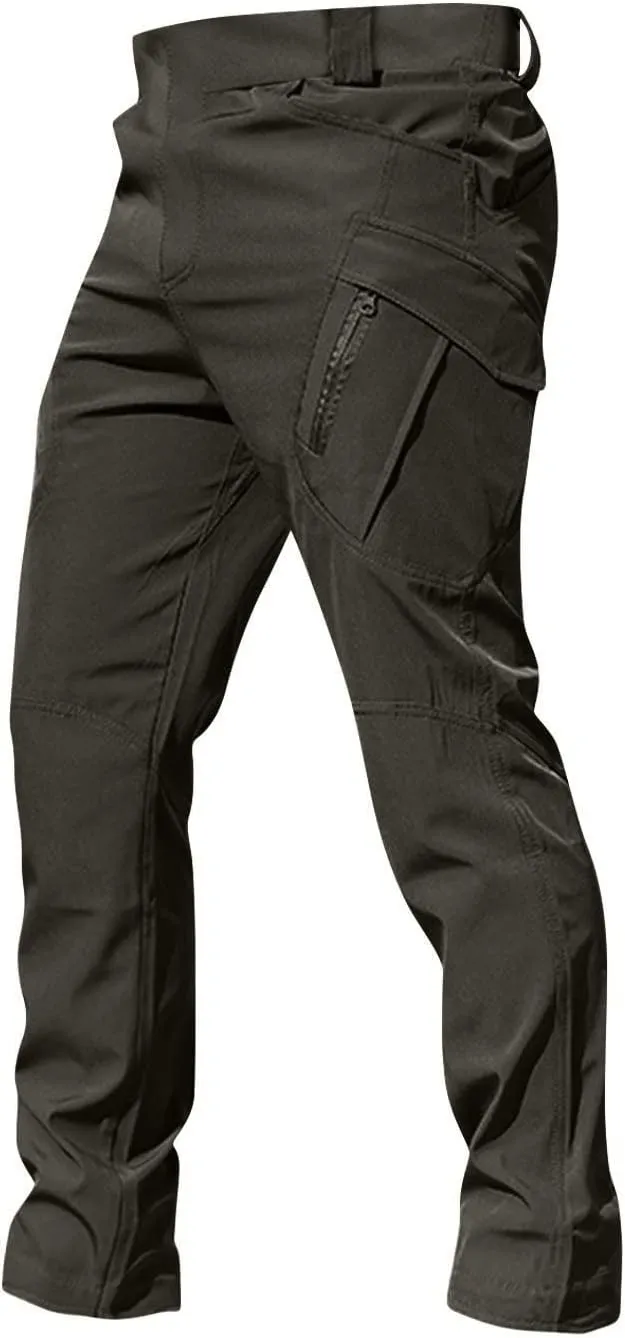 Cargo Pants for Men Relaxed Fit Waterproof Stretch Work Pants Multi Pockets Ripstop Flex Camo Hunting Tactical Pants