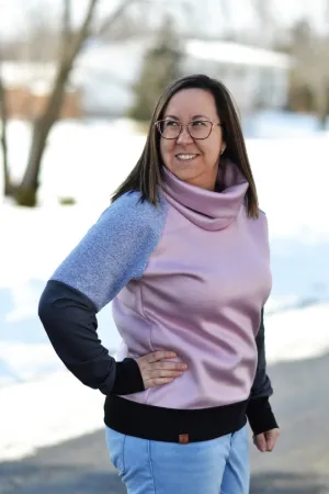 Chandail raglan Elle - Rose