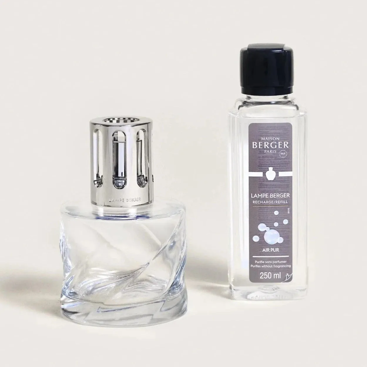 Cofre Lampara Catalítica Berger   Perfume Spirale Transparente