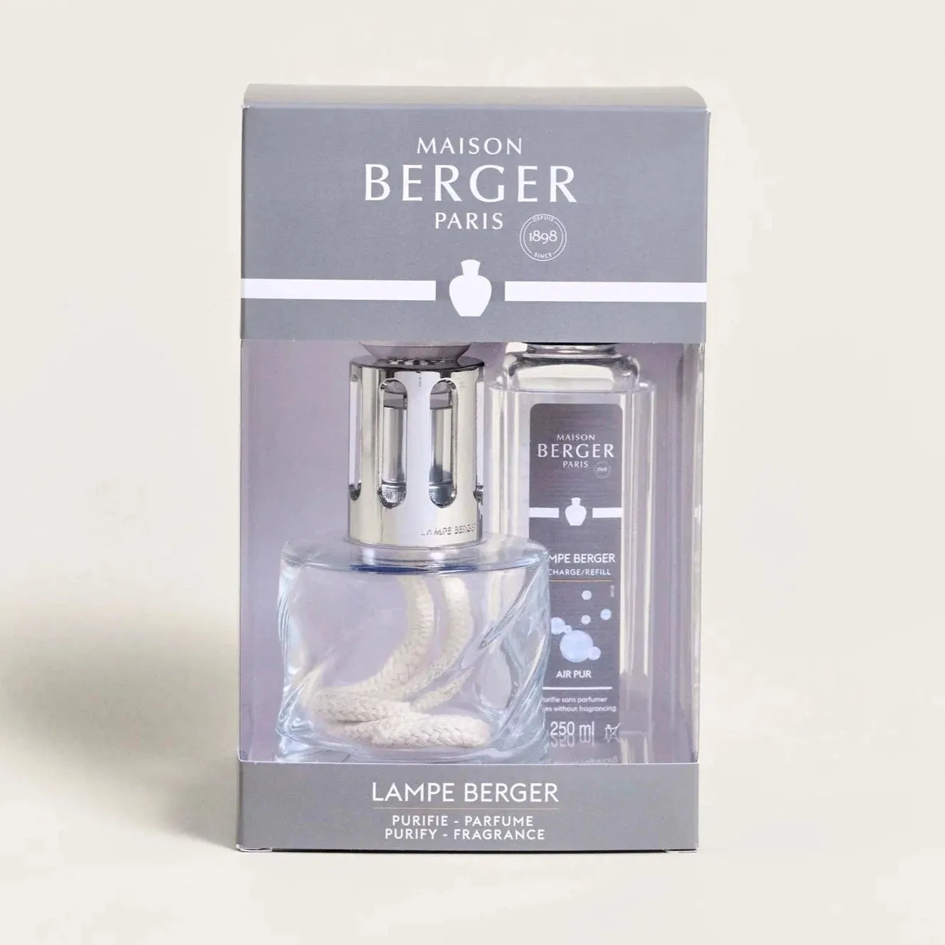 Cofre Lampara Catalítica Berger   Perfume Spirale Transparente