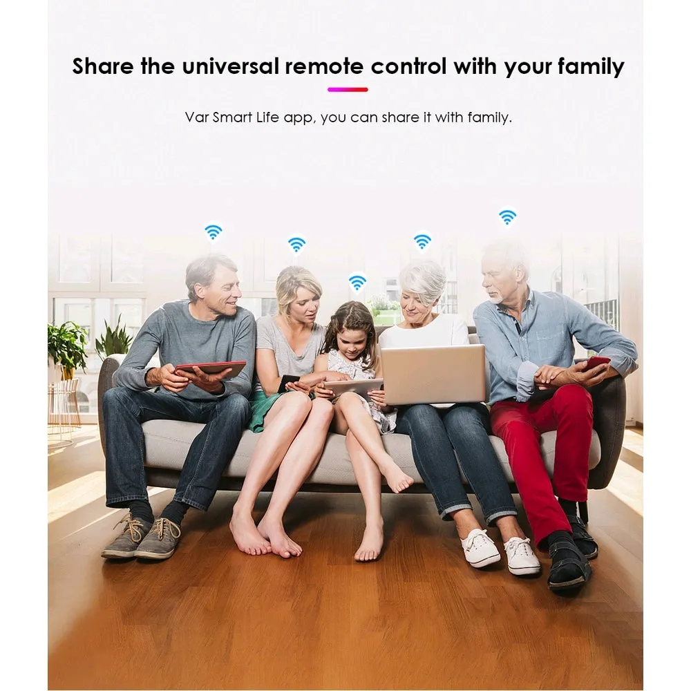Control remoto IR Universal por voz compatible asistentes Alexa, Google Home,