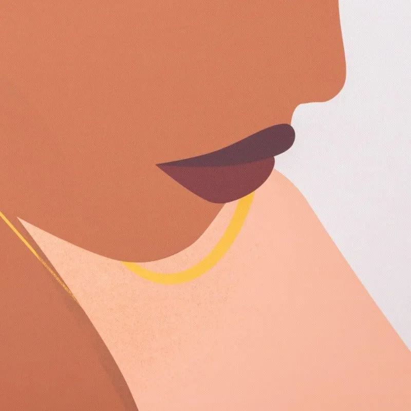 Cuadro impresión mujer 82x122