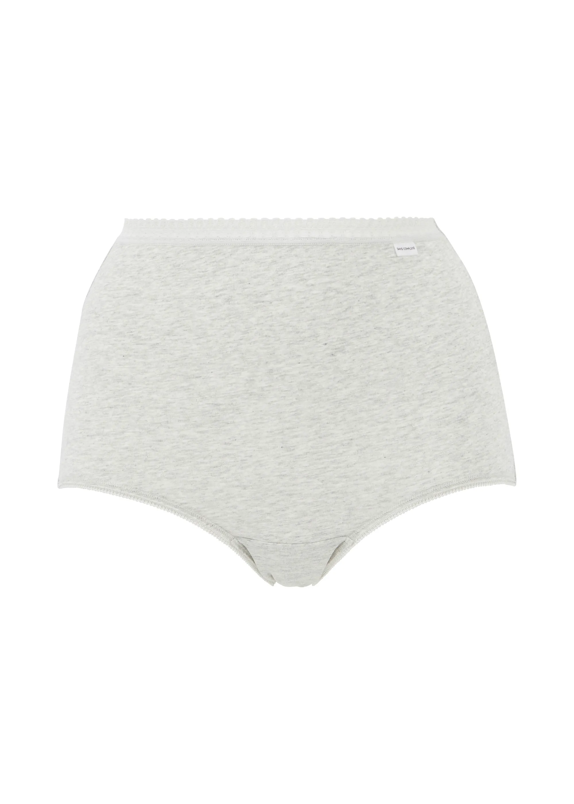 Culotte - Lot de 2 Classique Coton Gris chiné
