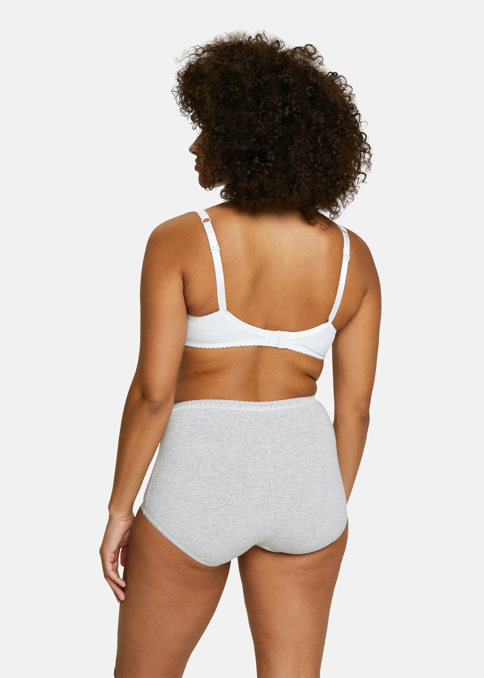 Culotte - Lot de 2 Classique Coton Gris chiné