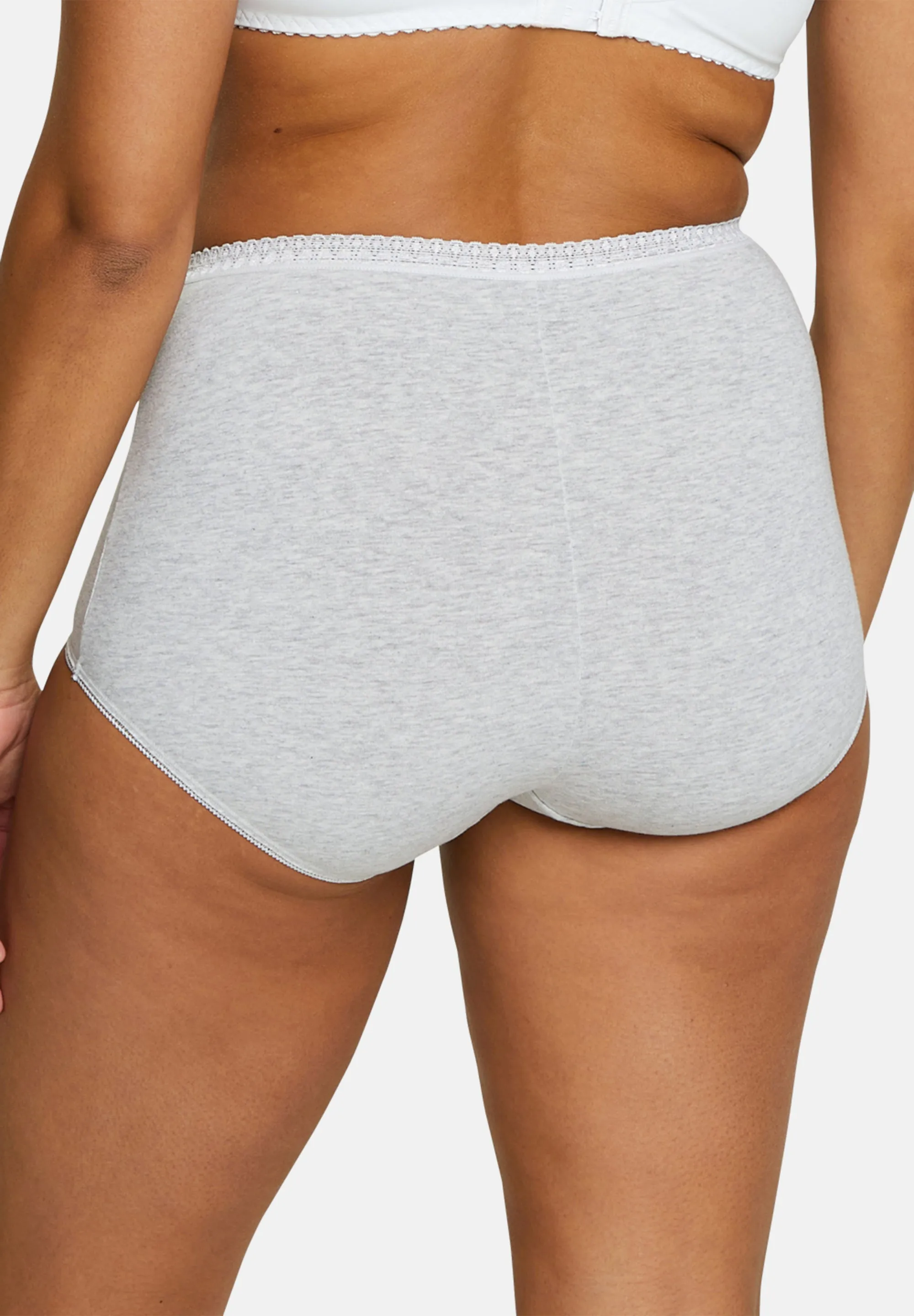 Culotte - Lot de 2 Classique Coton Gris chiné