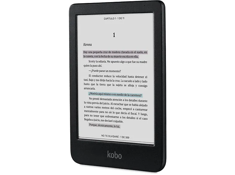 eBook - Kobo Clara Colour, 6" E Ink Kaleido 3 HD, 16 GB, Comfortlight PRO, IPX8, Pantalla color, Negro