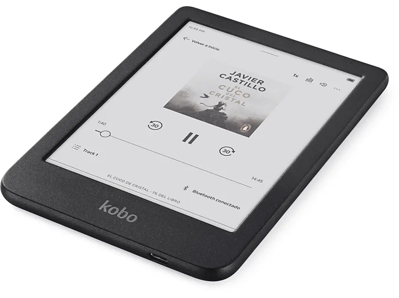 eBook - Kobo Clara Colour, 6" E Ink Kaleido 3 HD, 16 GB, Comfortlight PRO, IPX8, Pantalla color, Negro