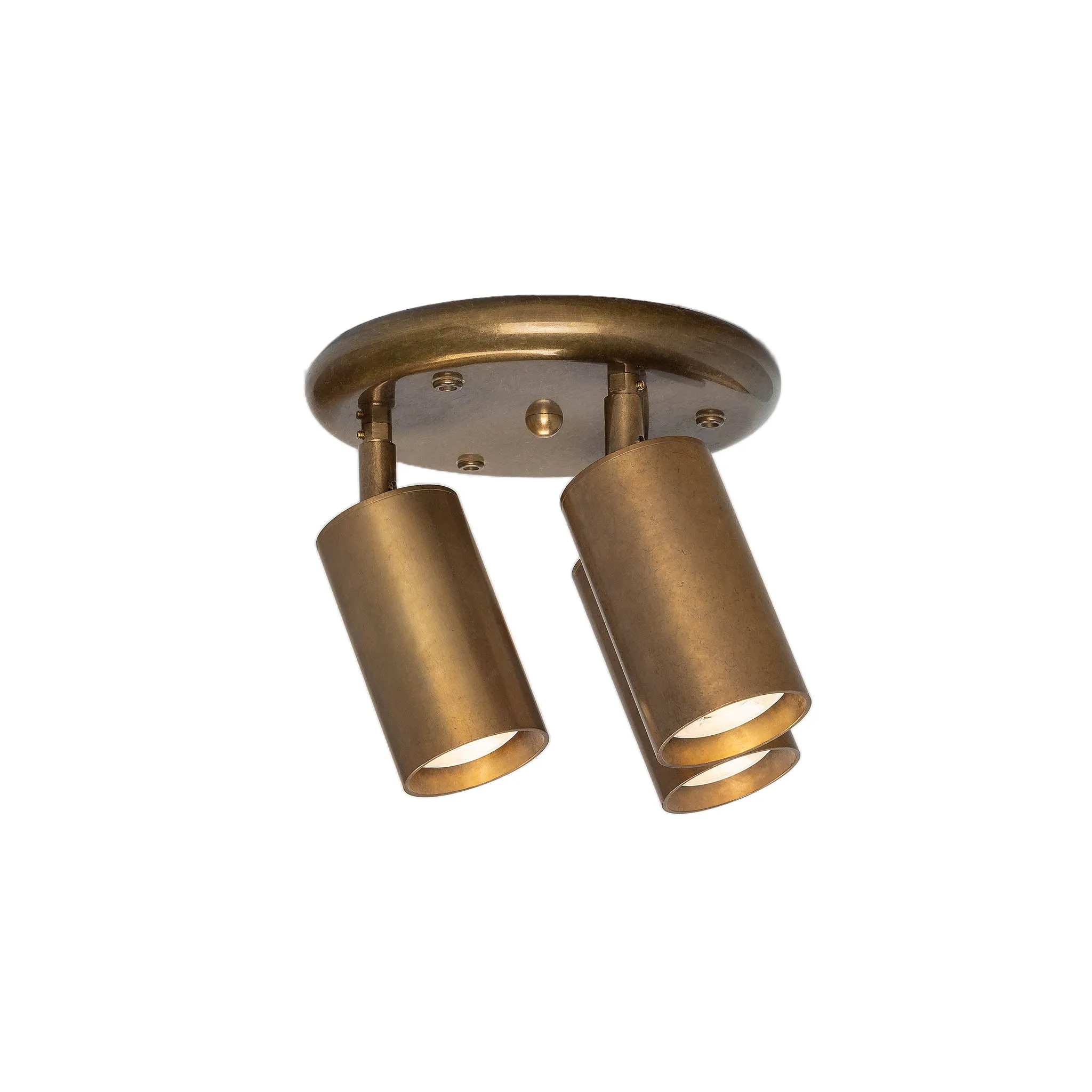 Evanston brass 3-spotlight | polished brass