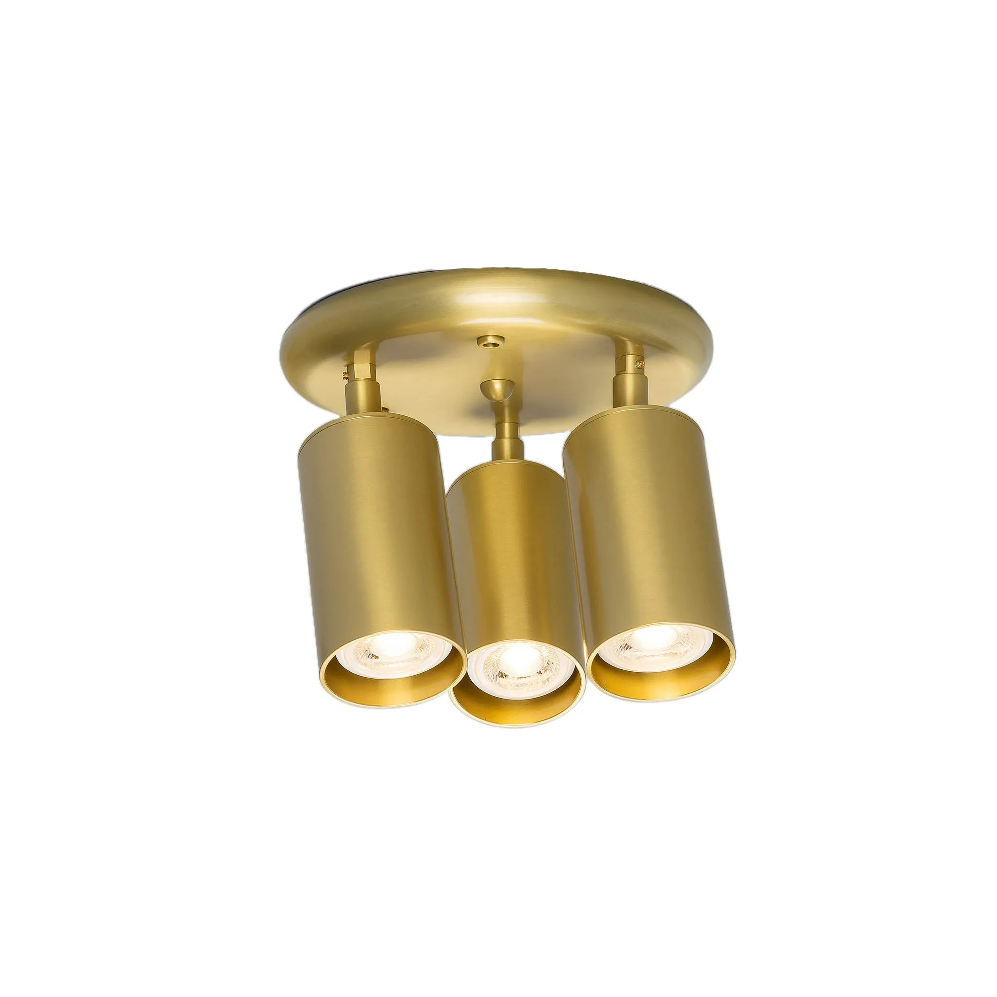 Evanston brass 3-spotlight | polished brass