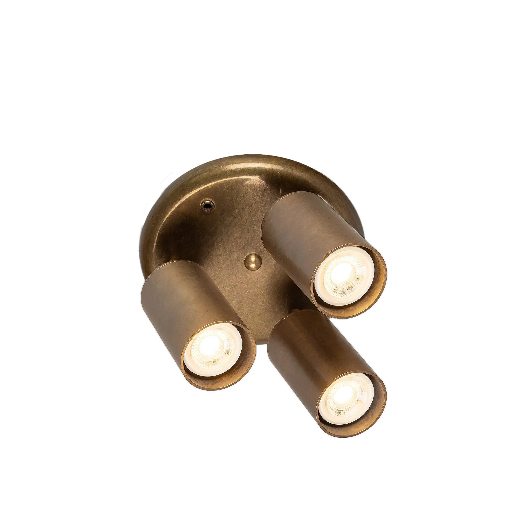 Evanston brass 3-spotlight | polished brass