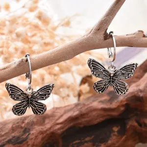 Fashion Metal Vintage Butterfly Drop Dangle Earrings