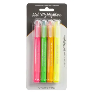 GEL HIGHLIGHTER-  4 PC SET