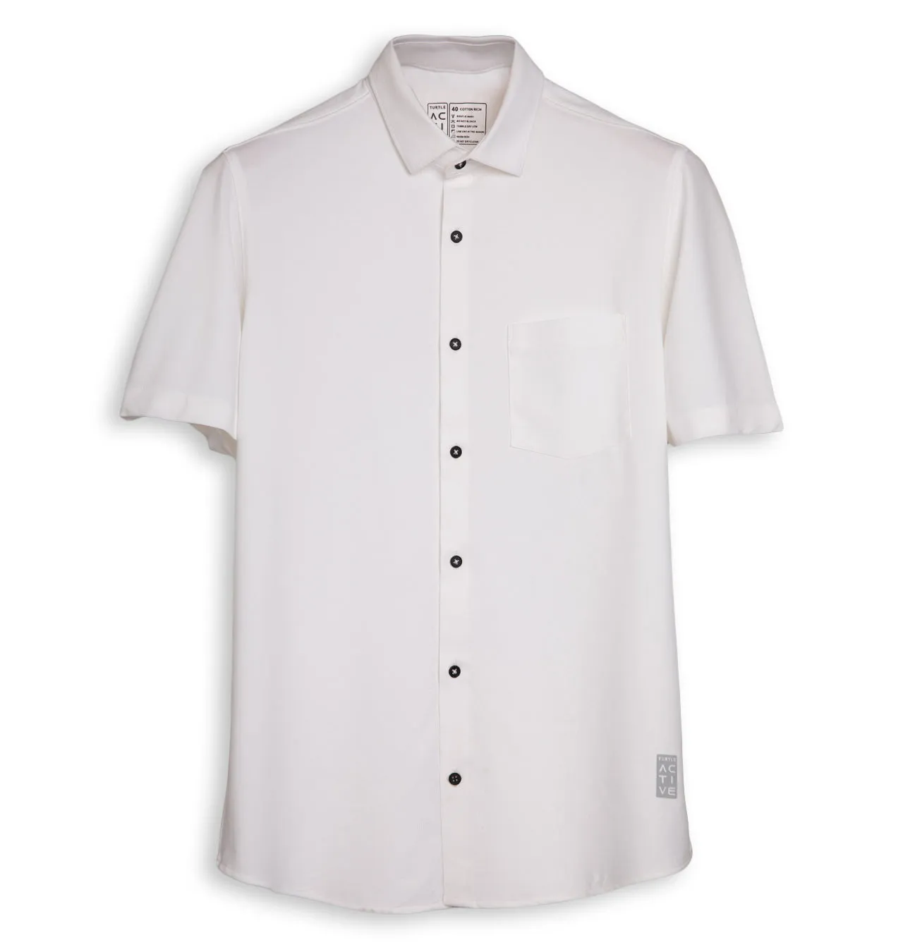 Half Sleeve White Shirt for Men
