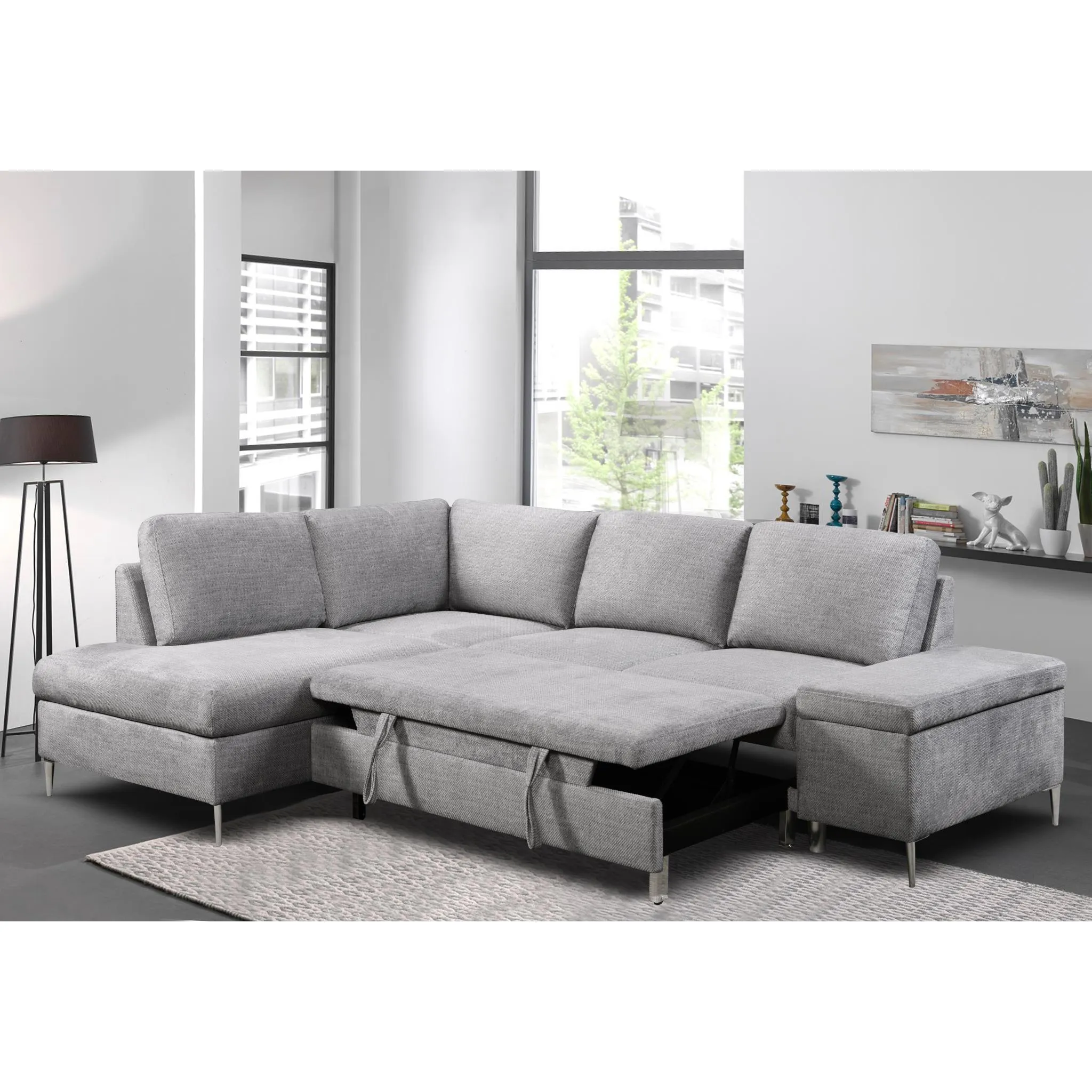 IFDC Mobilier modulaire convertible en tissu IF-9022 LHF