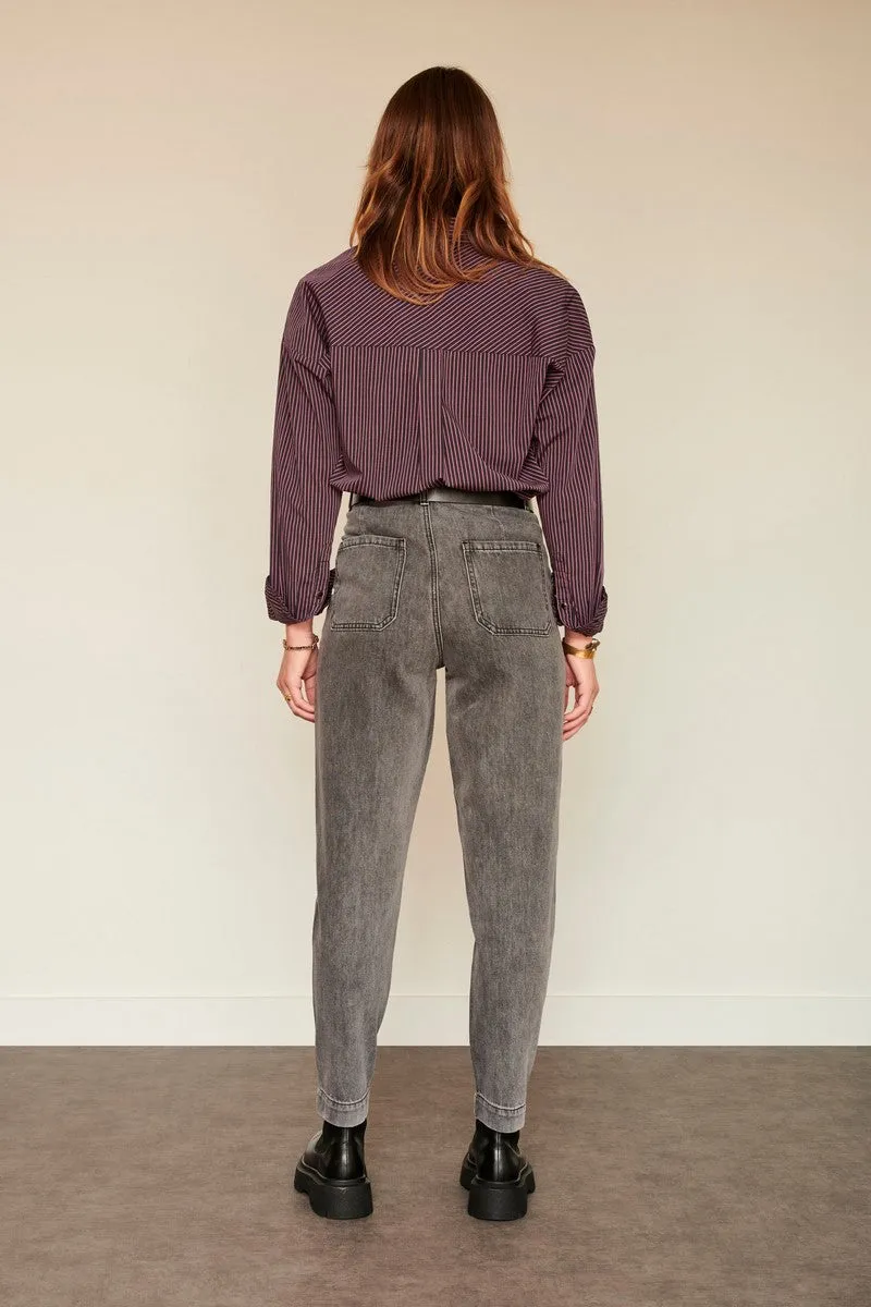 Jean Pantixo Noir Charleston - Gris - Eddy Wash