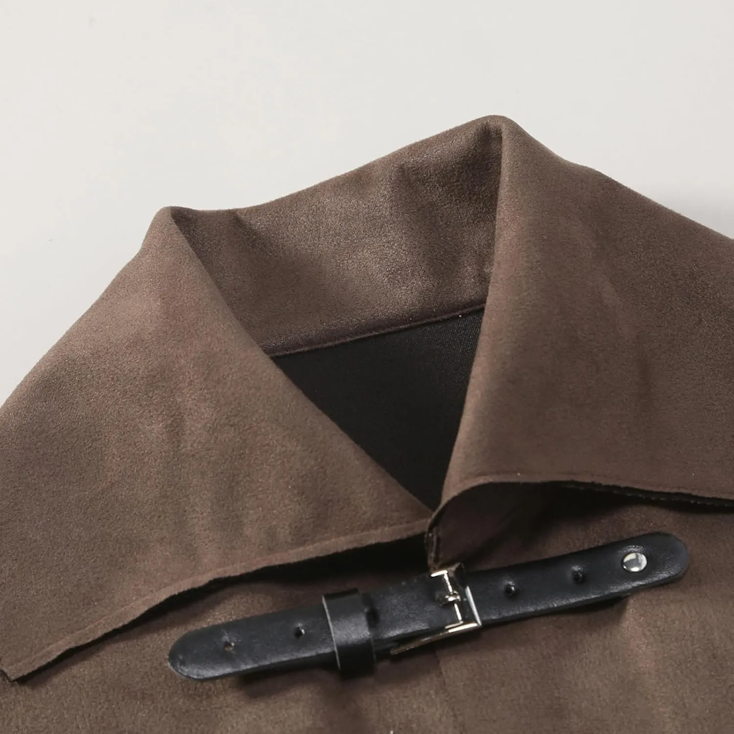 Mens Gothic Steampunk Vest Vintage Tailcoat Jacket Waistcoat Band Collar Sleeveless Coat Victorian Medieval Long Trench Coats