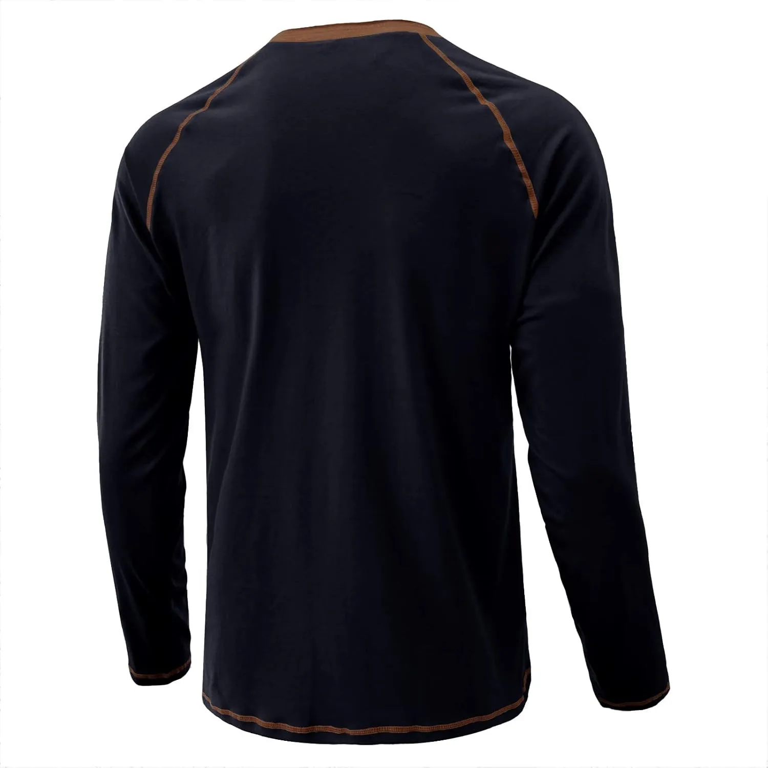 Mens Retro Henley Shirt Long Sleeve Henley T-Shirts for Men Casual Front Placket Spring Summer Business Office Basic Shirt