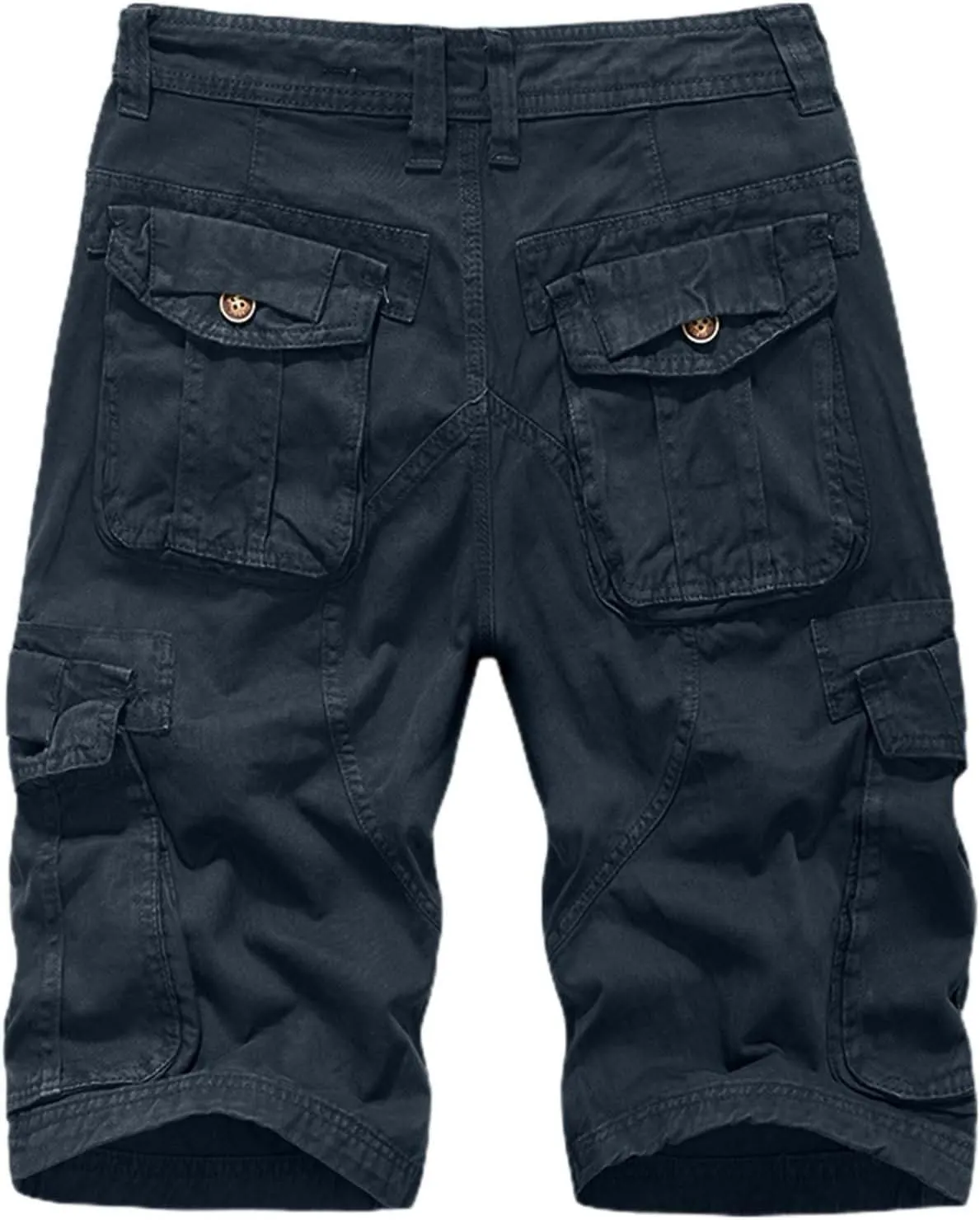 Men's Shorts Summer Casual Cotton Sports Cargo Shorts with Multi-Pocket Hiking Summer Linen Multicolor Relaxed Split