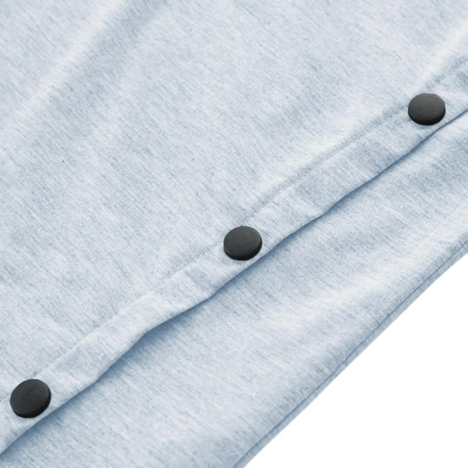 Men's T-Shirts Trendy Button Design Tops Men Crewneck Short Sleeve Regular Fit Casual Summer Dress Tops Tee Loose