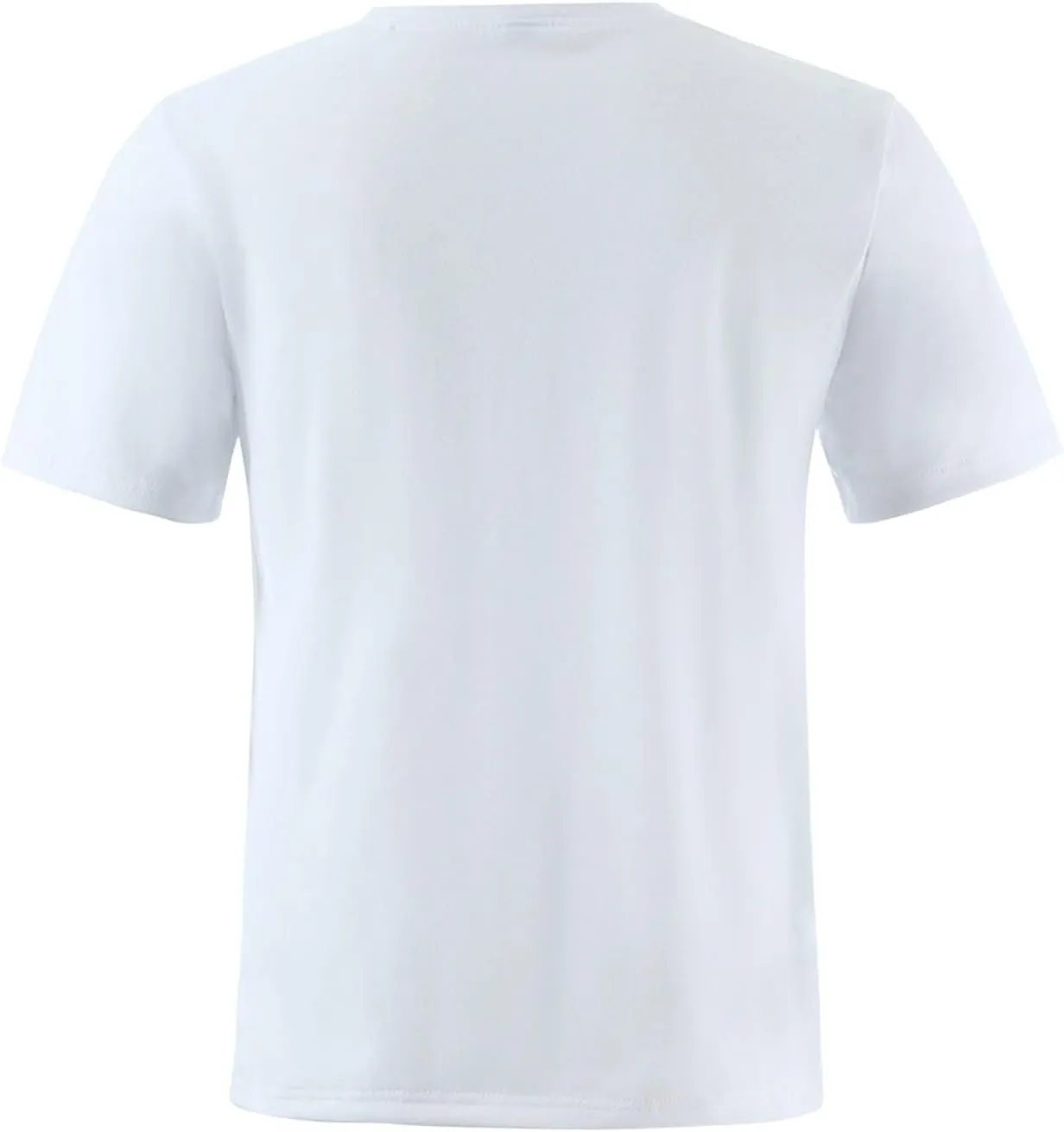 Men's T-Shirts Trendy Button Design Tops Men Crewneck Short Sleeve Regular Fit Casual Summer Dress Tops Tee Loose
