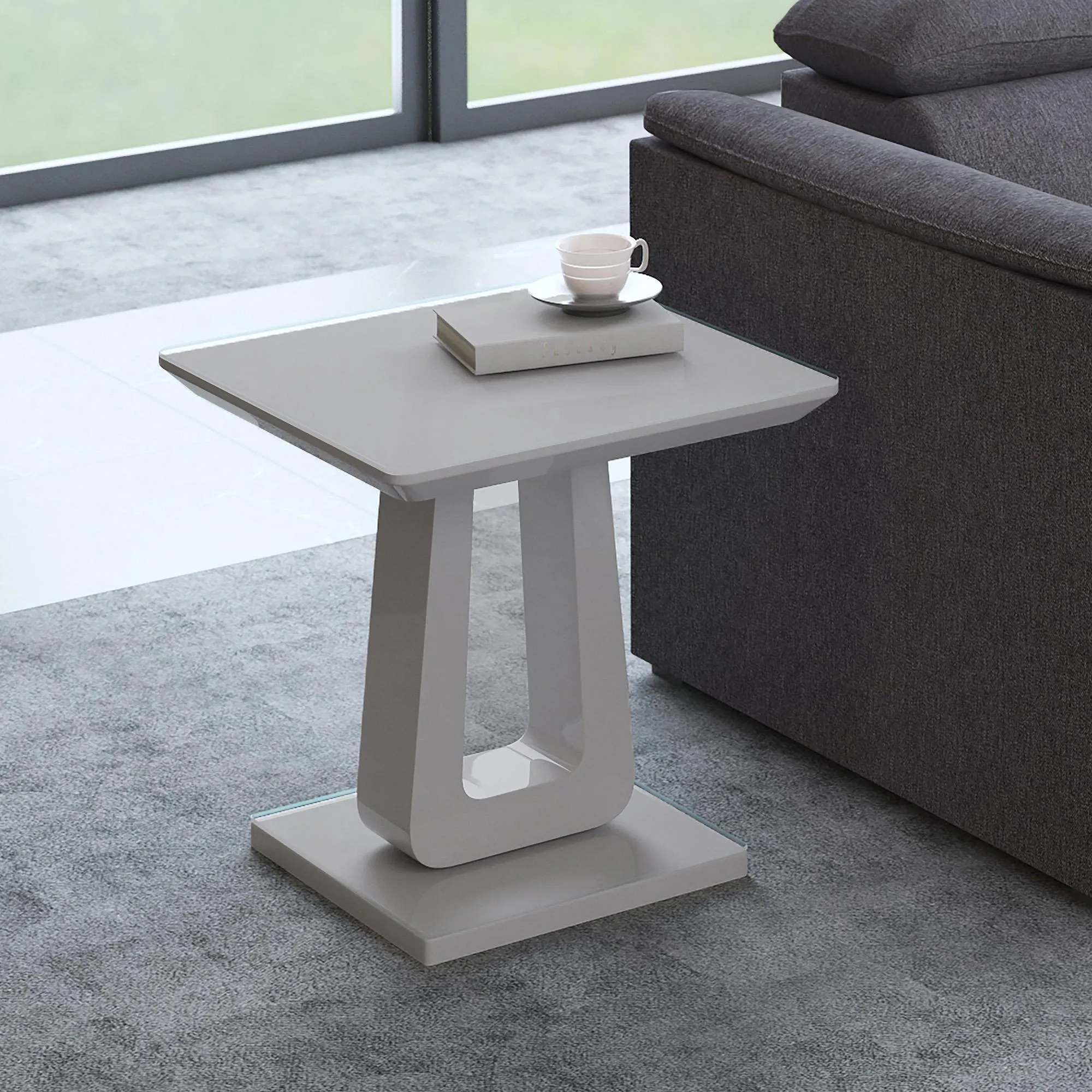 !nspire Table d'appoint Corvus 501-159WGY